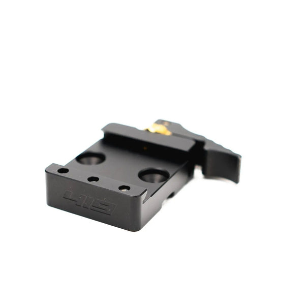 Area 419 ARCALOCK QD clamp, an ARCA rail lever mount with positive locking pins