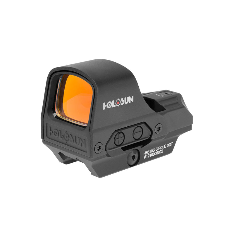 Holosun HS510C red dot sight with a switchable multi-reticle system of dot, circle or circle-dot