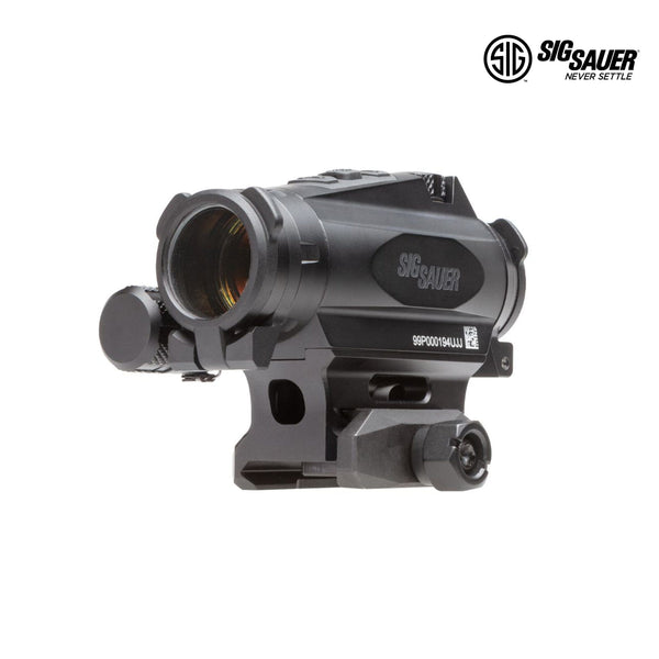 SIG Sauer ROMEO4XT-PRO red dot sight with quad ballistic circle dot reticle in matte black