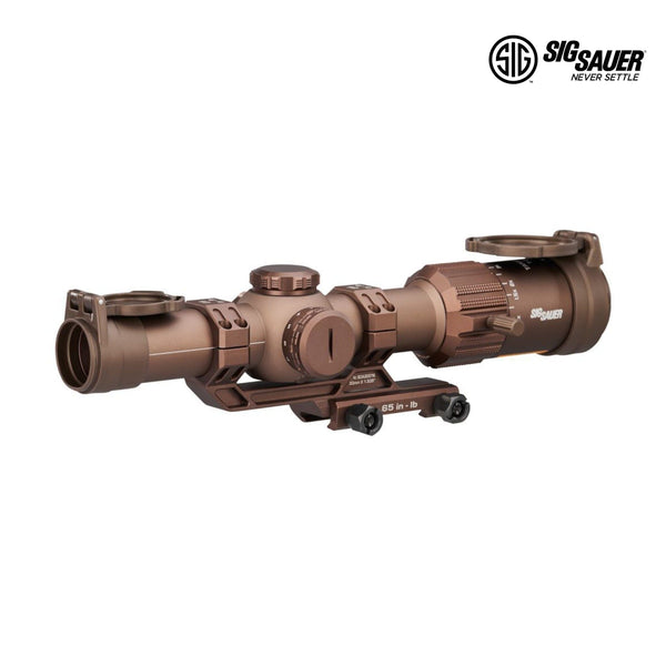 SIG Sauer TANGO-MSR 1-8x24 LPVO in Coyote Tan with illuminated MSR BDC8 reticle