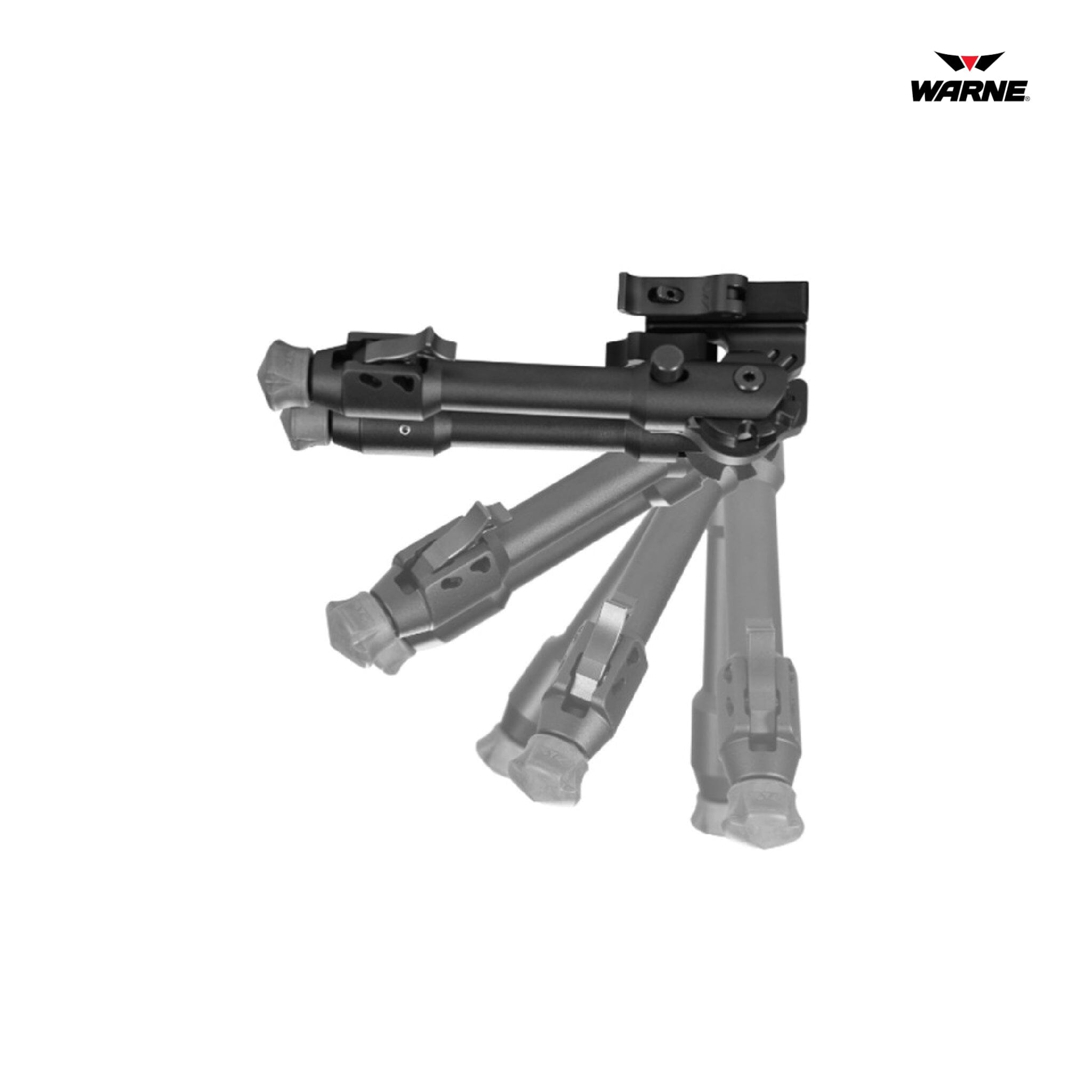 Warne Skyline Precision Bipod - Picatinny Rail Interface - Black Bipod Warne