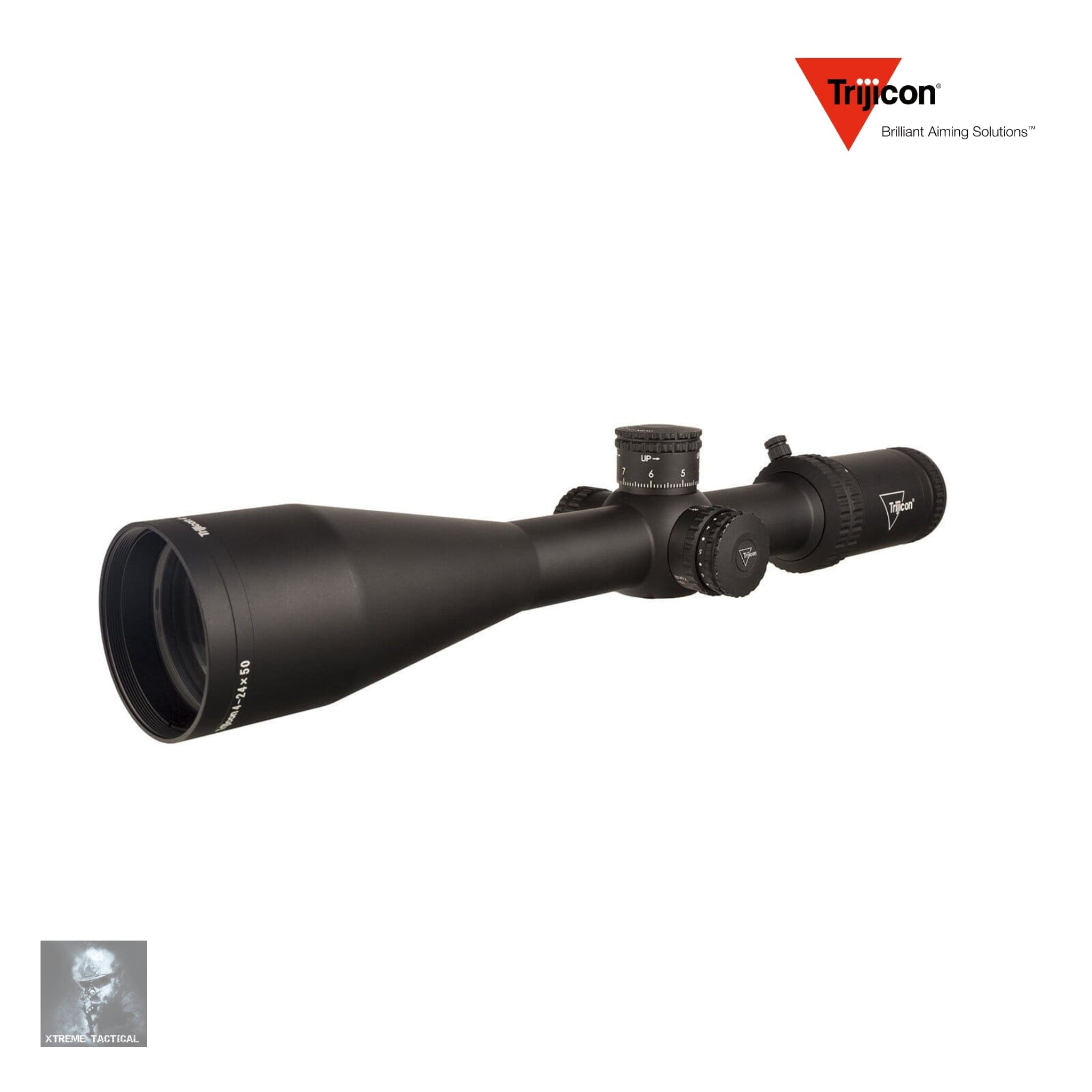 Trijicon Tenmile 4-24x50 Riflescope Red MRAD Ranging Reticle Rifle Scope Trijicon