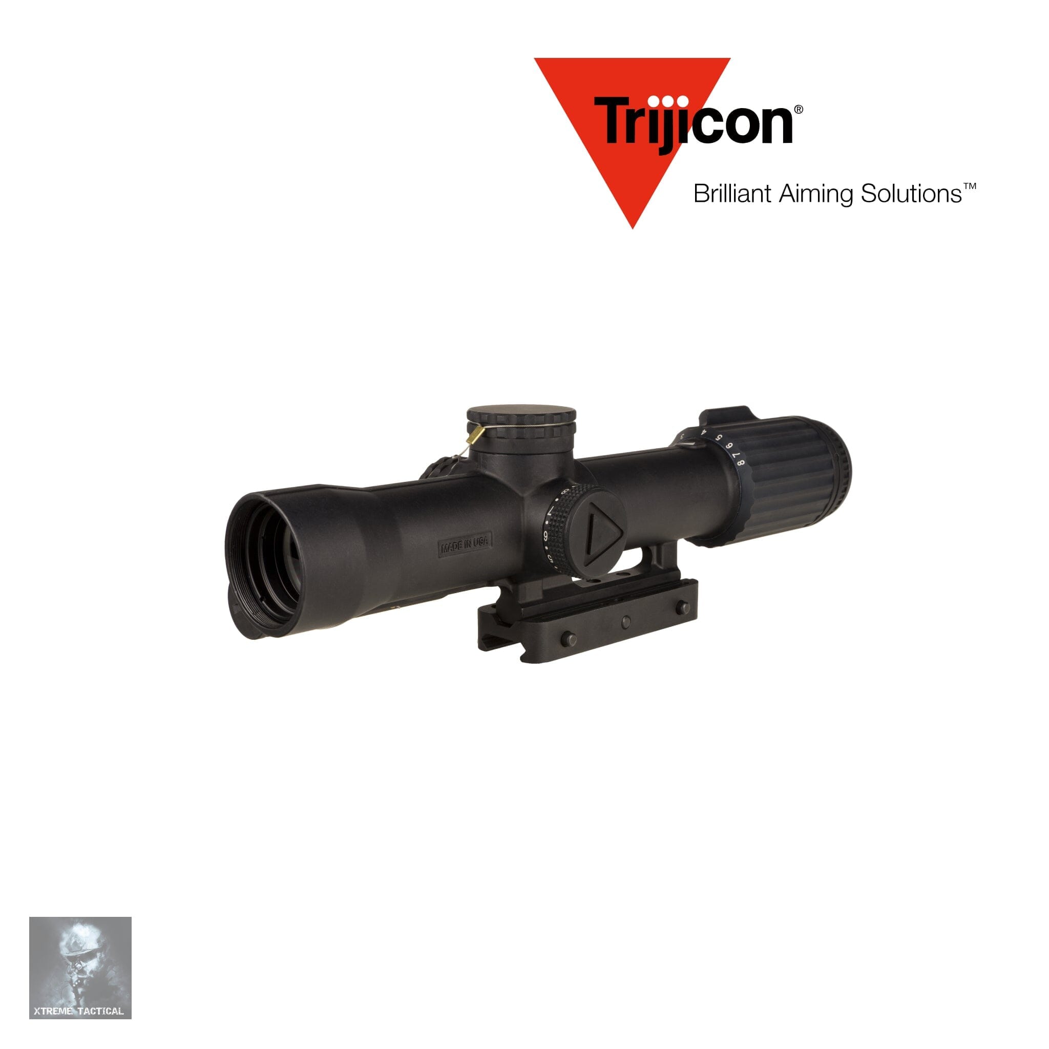 Trijicon VCOG 1-8x28 LED Riflescope Red MRAD Crosshair Dot Reticle Rifle Scope Trijicon
