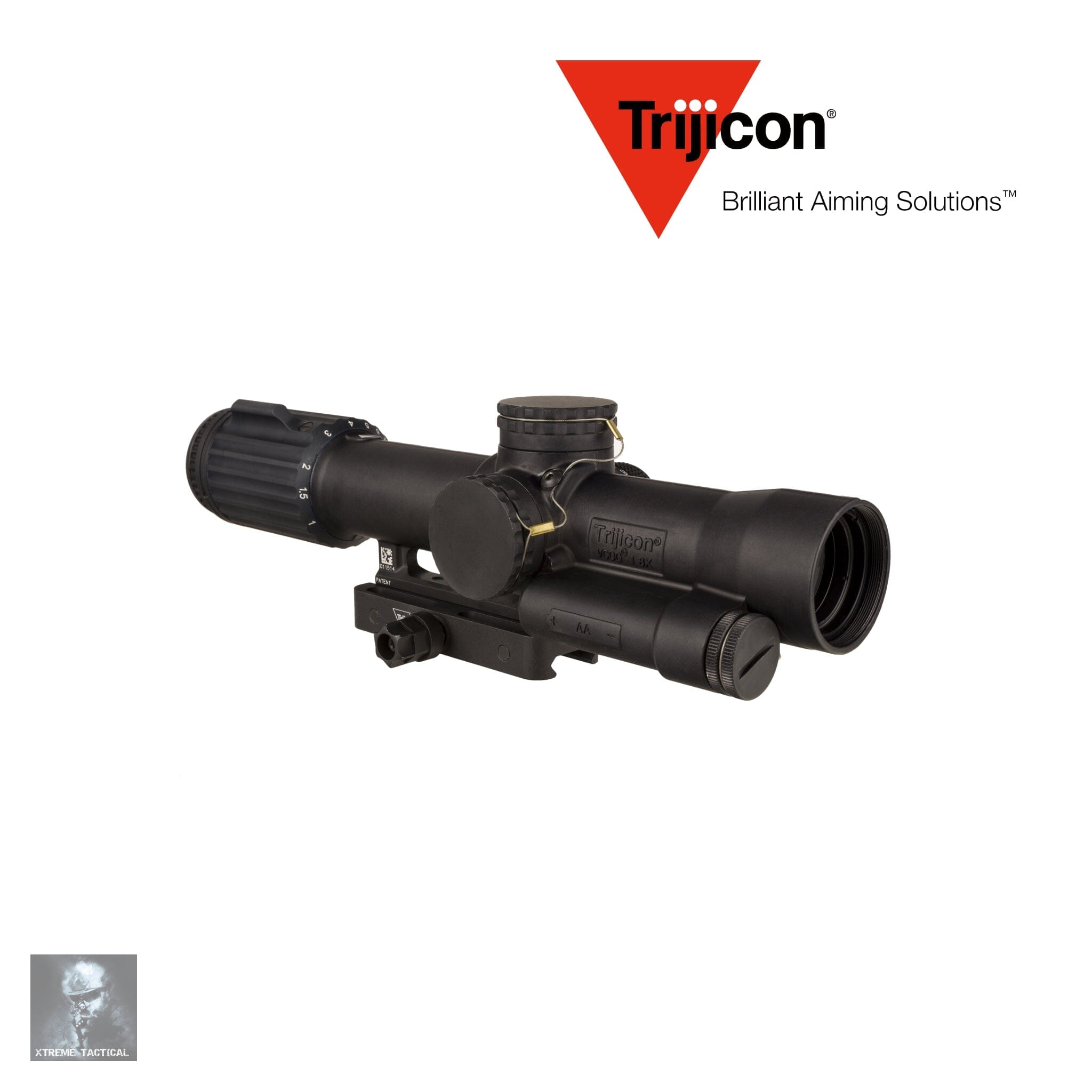 Trijicon VCOG 1-8x28 LED Riflescope Red MRAD Crosshair Dot Reticle Rifle Scope Trijicon