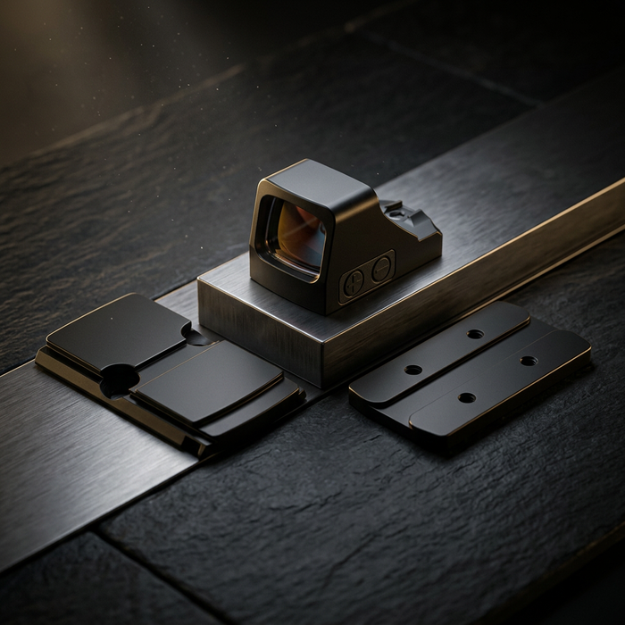 Pistol red dot footprint compatibility – Holosun mounting plates and 507K optic