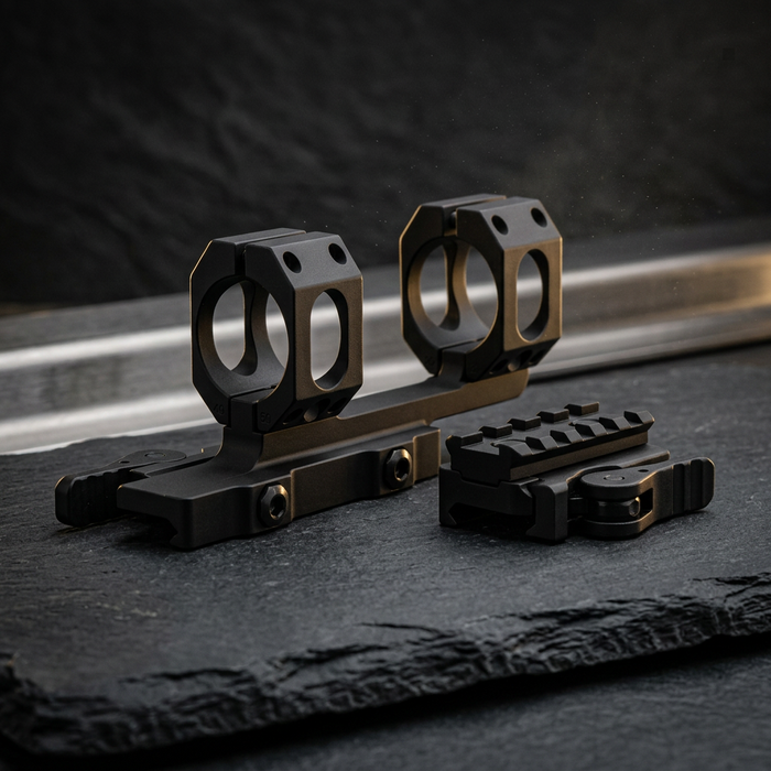 Red dot mount height chart – ADM mounts at different heights compared