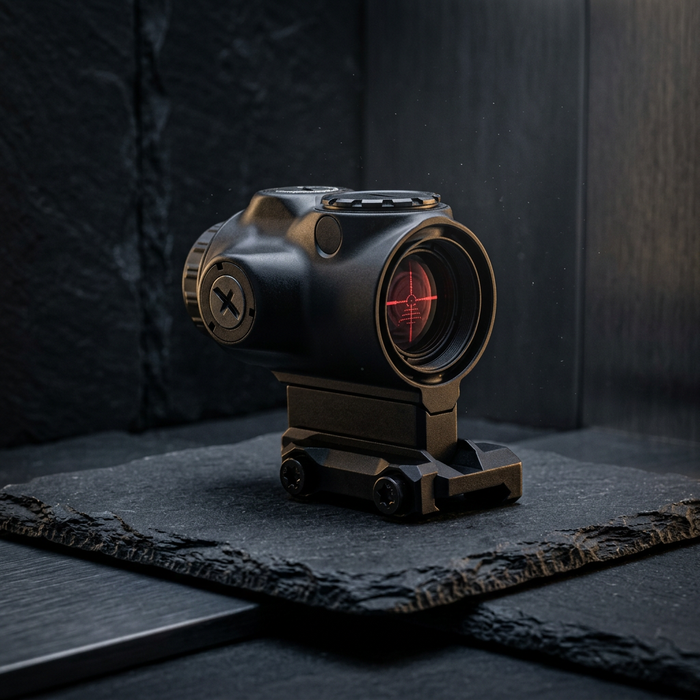 Primary Arms GLx MicroPrism with ACSS reticle – hero shot on dark slate