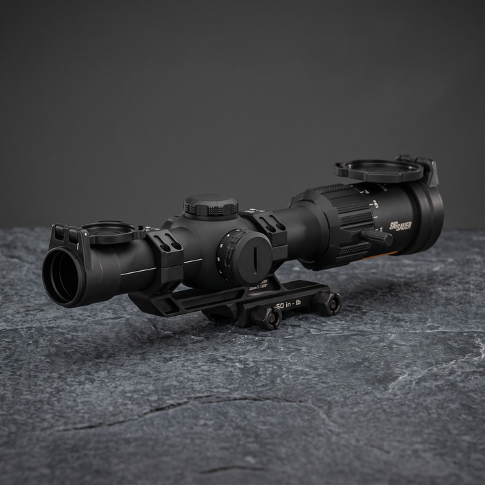 SIG Sauer TANGO-MSR 1-6x24 LPVO rifle scope with the illuminated MSR BDC6 reticle