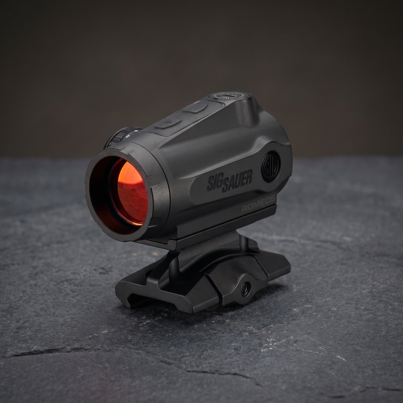 SIG Sauer ROMEO5 Gen II red dot sight with a 2 MOA dot on a Picatinny mount