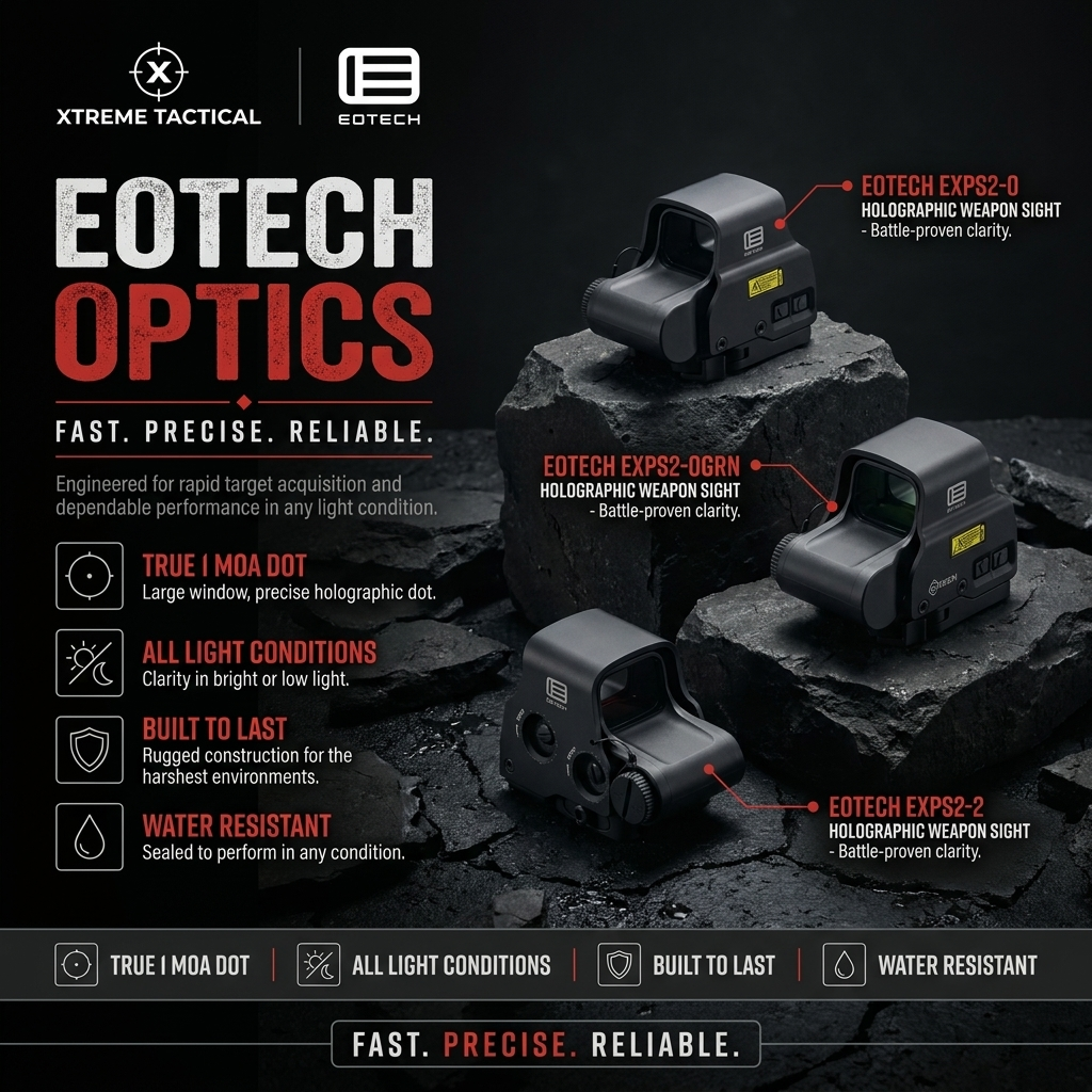 EOTech Optics at Xtreme Tactical – Eotech Exps2-0 Holographic Weapon Sight, Eotech Exps2-0Grn Holographic Weapon Sight, Eotech Exps2-2 Holographic Weapon Sight