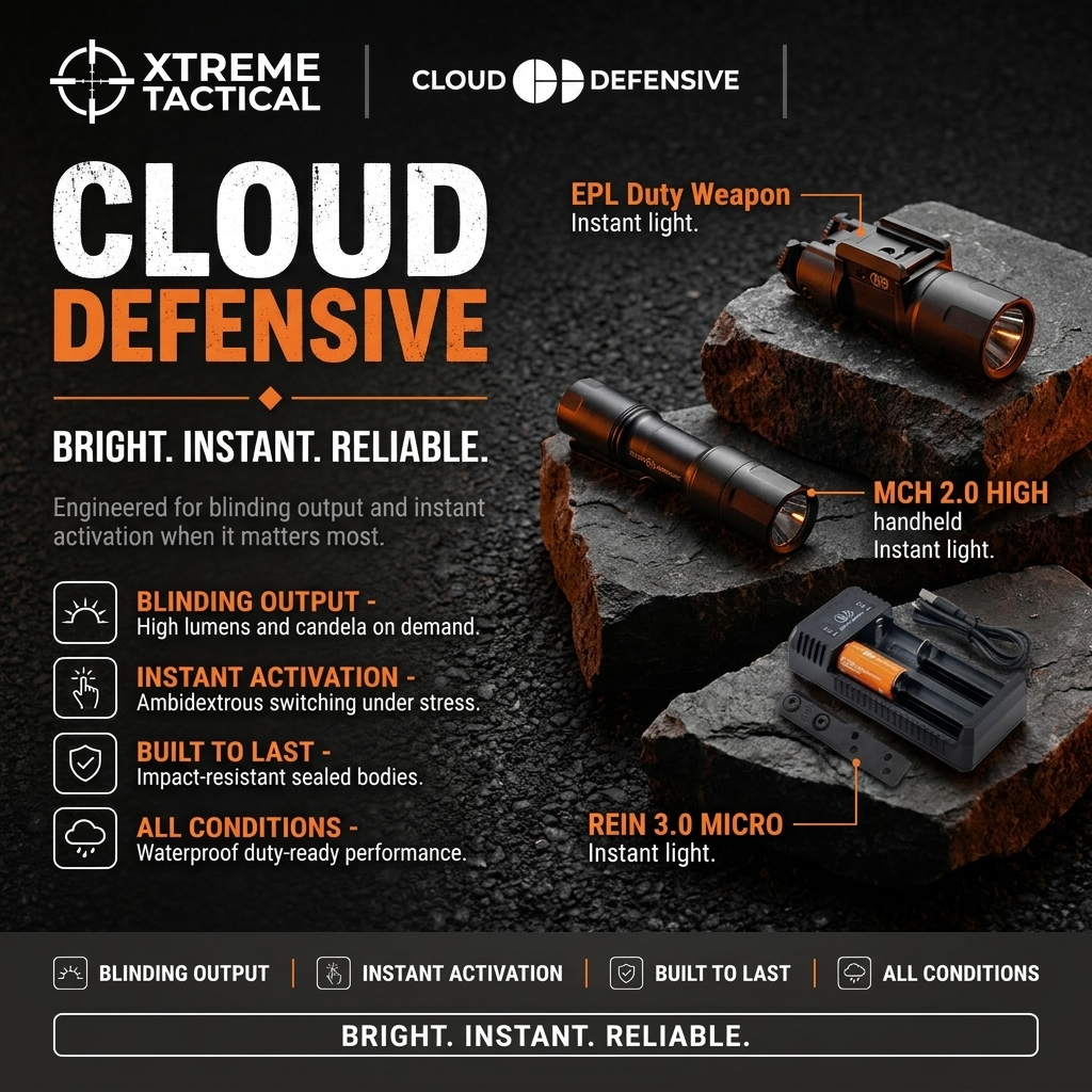 Cloud Defensive at Xtreme Tactical – Cloud Defensive Epl Duty Weapon, Cloud Defensive Mch 2.0 High, Cloud Defensive Rein 3.0 Micro