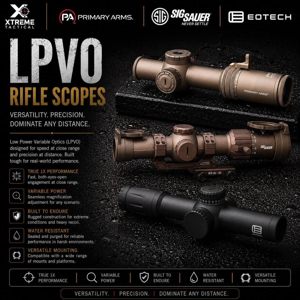 LPVO Rifle Scopes