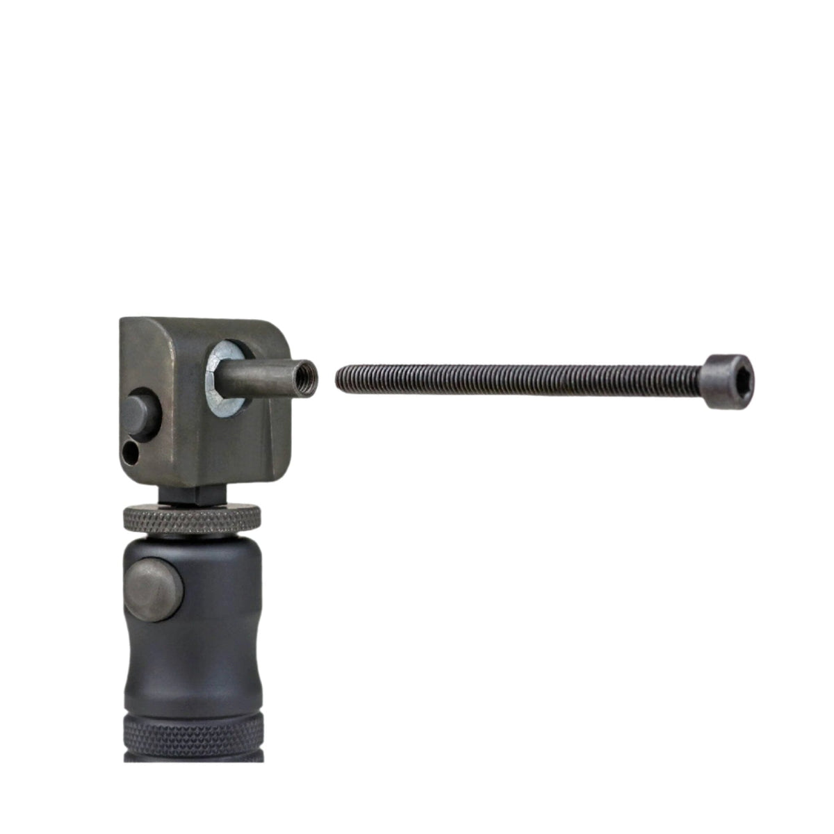 Accu-Shot BT08-QK monopod providing rear support on an AI chassis rifle