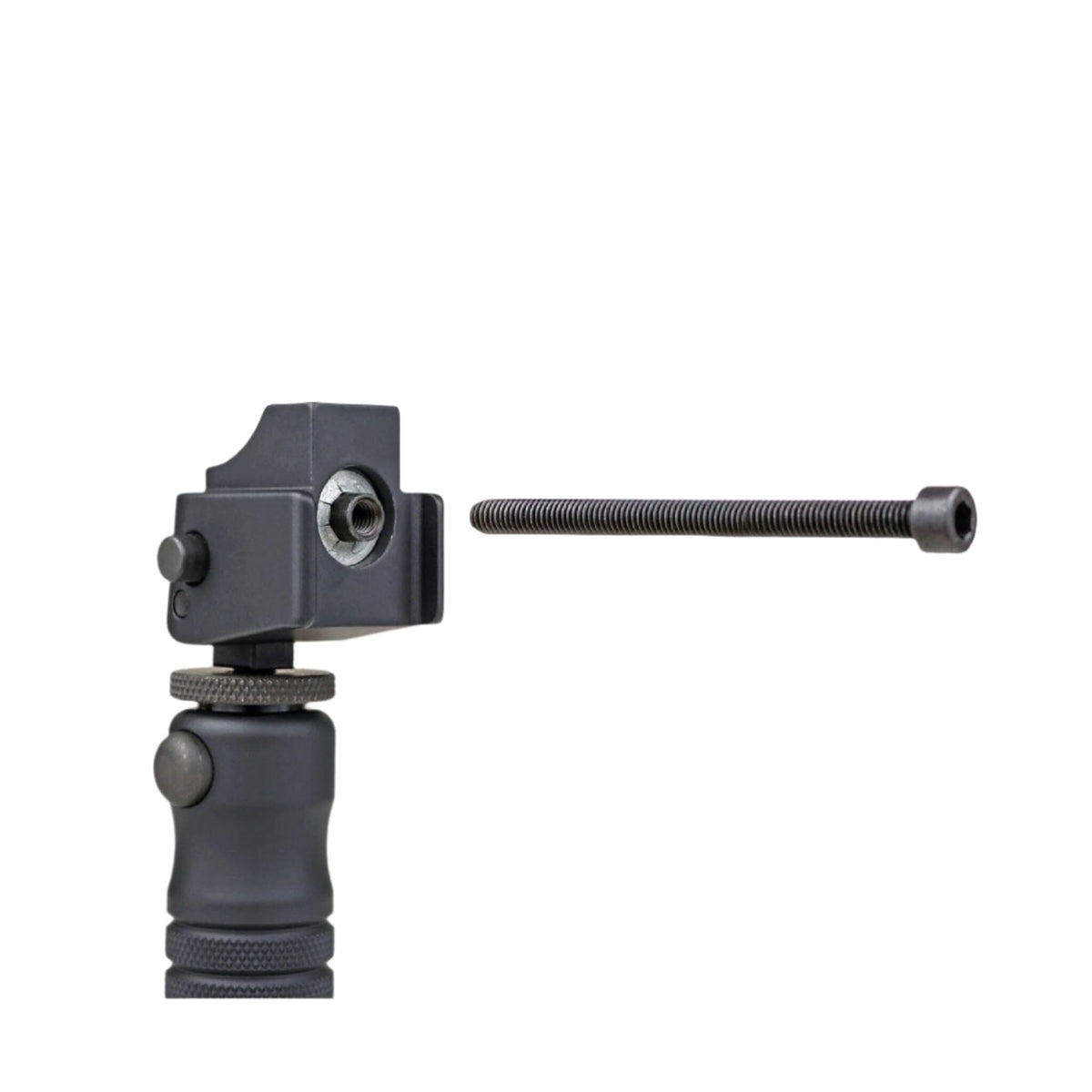 Accu-Shot BT57-QK monopod providing rear support on an AI AT rifle