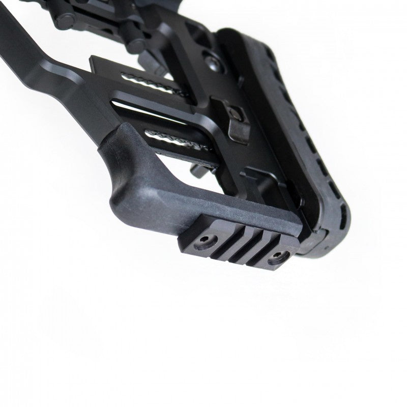 Accu-Shot BT78 SIG Sauer CROSS buttstock rail kit, a closer view of the black anodised Picatinny rail