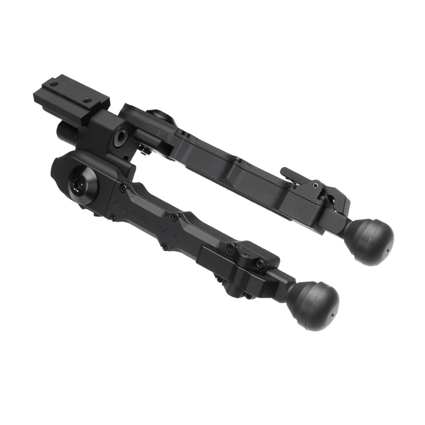 Accu-Tac 17S Spec-4 Bipod in black, a 17S Spec rail bipod shown with no mount fitted