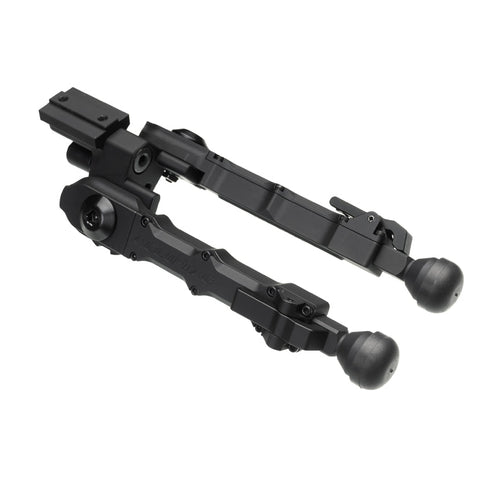 Accu-Tac 17S Spec-4 Bipod in black, a 17S Spec rail bipod shown with no mount fitted
