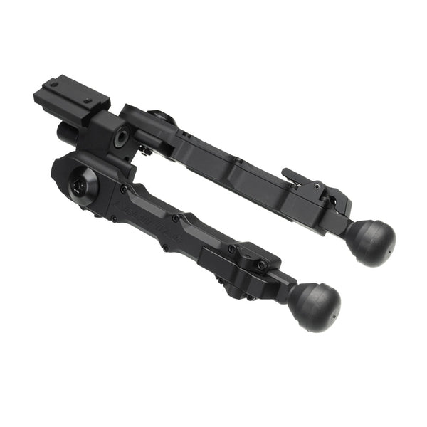 Accu-Tac 17S Spec-4 Bipod in black, a 17S Spec rail bipod shown with no mount fitted