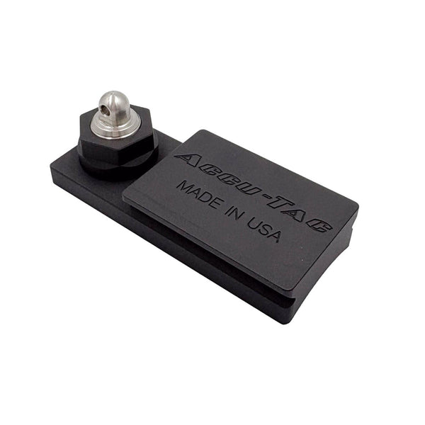 Accu-Tac Arca Sling Stud Rail Adapter viewed from the front, Arca-Spec stud adapter