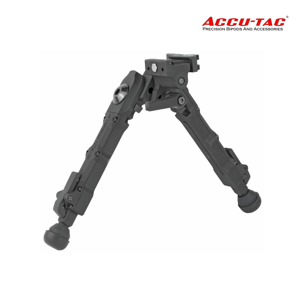 Accu-Tac BR-4 G2 Picatinny QD Bipod Black — precision rifle bipod