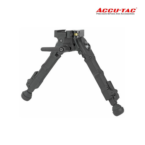 Accu-Tac BR-4 G2 bipod in black with quick-detach Picatinny rail mount