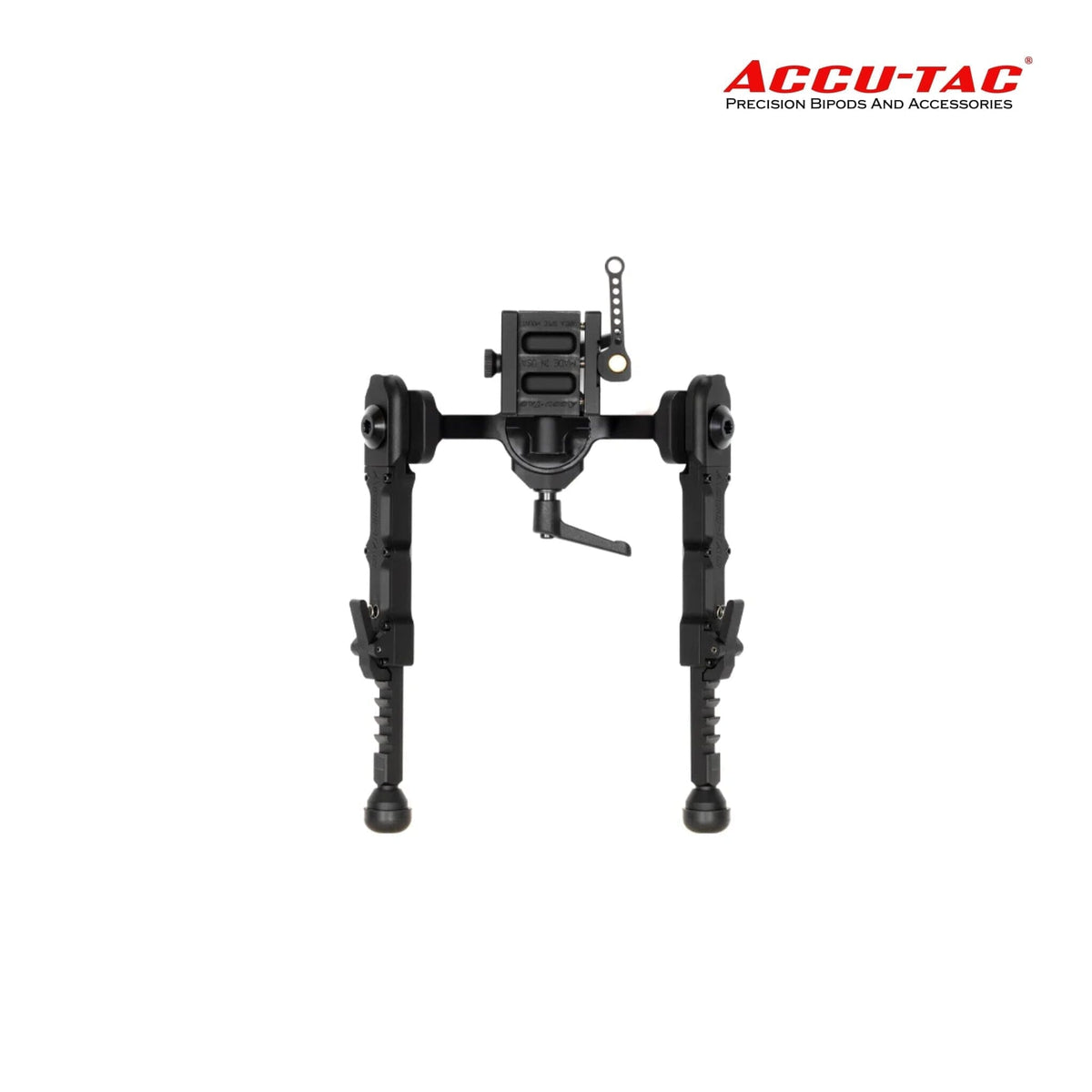 Accu-Tac FC-4 G2 Arca-Spec QD bipod in black, second generation F-Class model