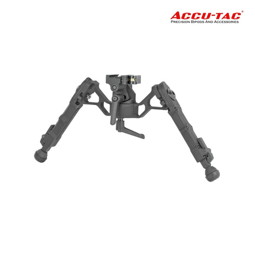 Accu-Tac FC-4 G2 F-Class bipod in black with quick-detach Picatinny mount