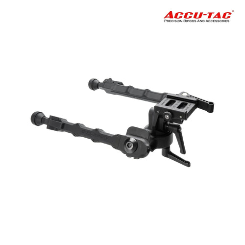 Accu-Tac FC-5 G2 F-Class bipod in black with Arca-Swiss quick-detach mount