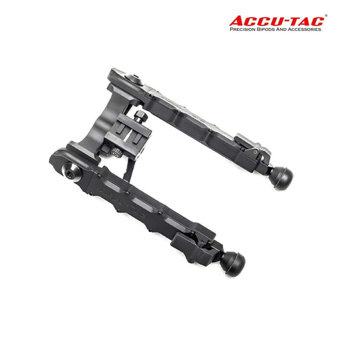 Accu-Tac HD-50 Picatinny Bipod Black — heavy-duty .50 cal rifle bipod