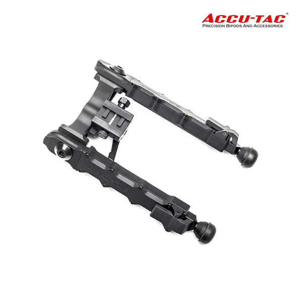 Accu-Tac HD-50 Picatinny Bipod Black — heavy-duty .50 cal rifle bipod