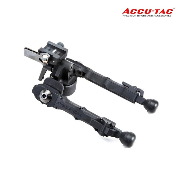 Accu-Tac PC-4 Picatinny QD Bipod Black — pan and cant precision rifle bipod