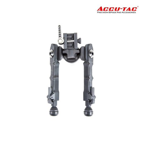 Accu-Tac PC-4 Picatinny QD Bipod in black with quick-detach rail mount