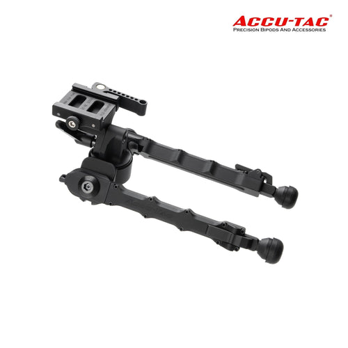 Accu-Tac PC-5 Arca-Spec QD Bipod Black — pan and cant precision rifle bipod