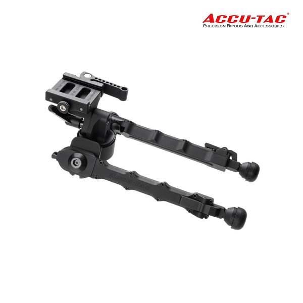 Accu-Tac PC-5 Arca-Spec QD Bipod Black — pan and cant precision rifle bipod
