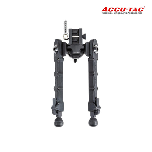 Accu-Tac PC-5 Picatinny QD Bipod in black with quick-detach rail mount
