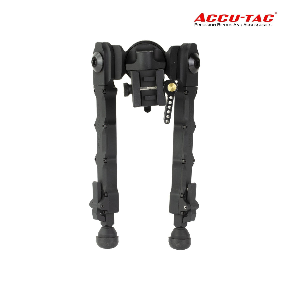 Accu-Tac PC-5 pan and cant QD bipod in black for long range rifles