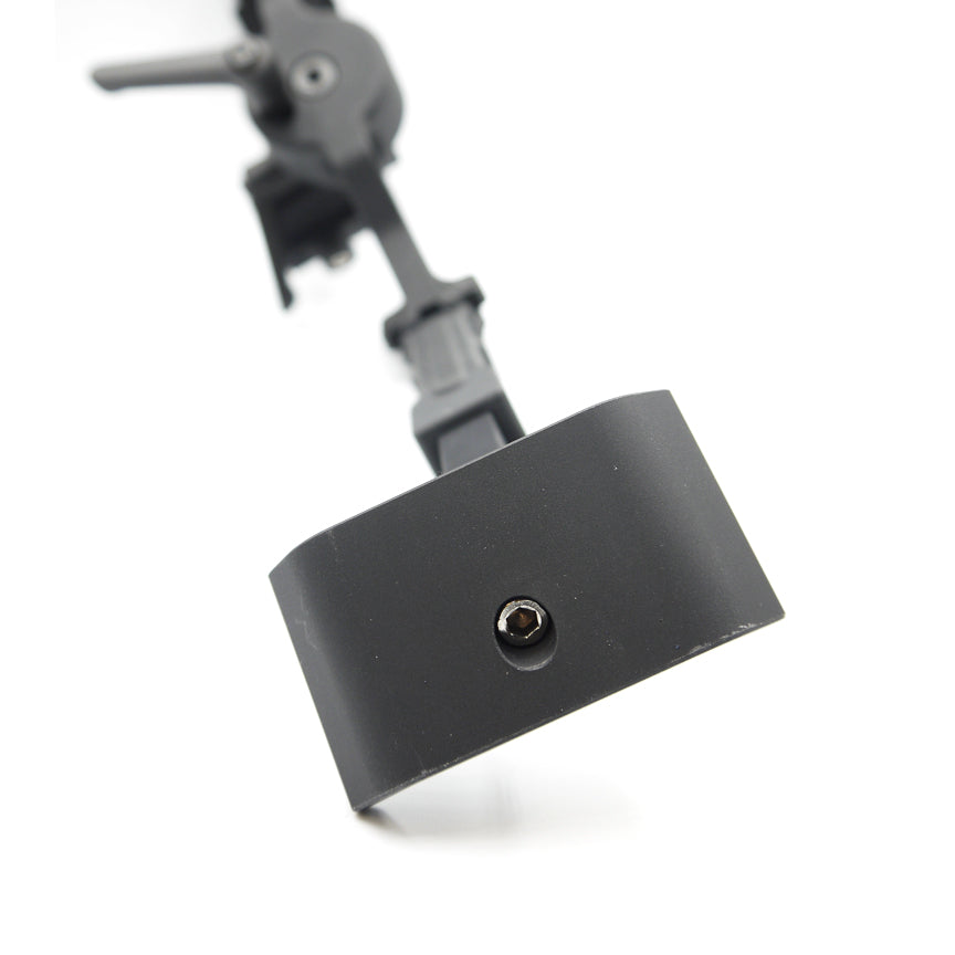 Accu-Tac Sled Feet shown fitted to a bipod leg in place of the standard rubber foot
