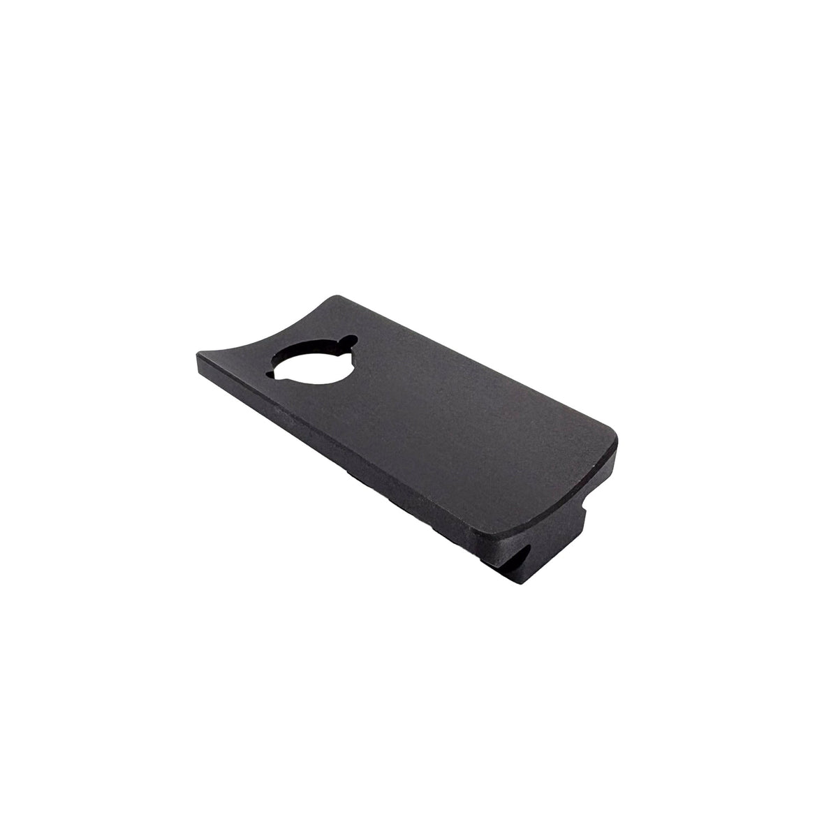 Accu-Tac Sling Stud Rail Adapter underside, showing the sling stud clamp arrangement