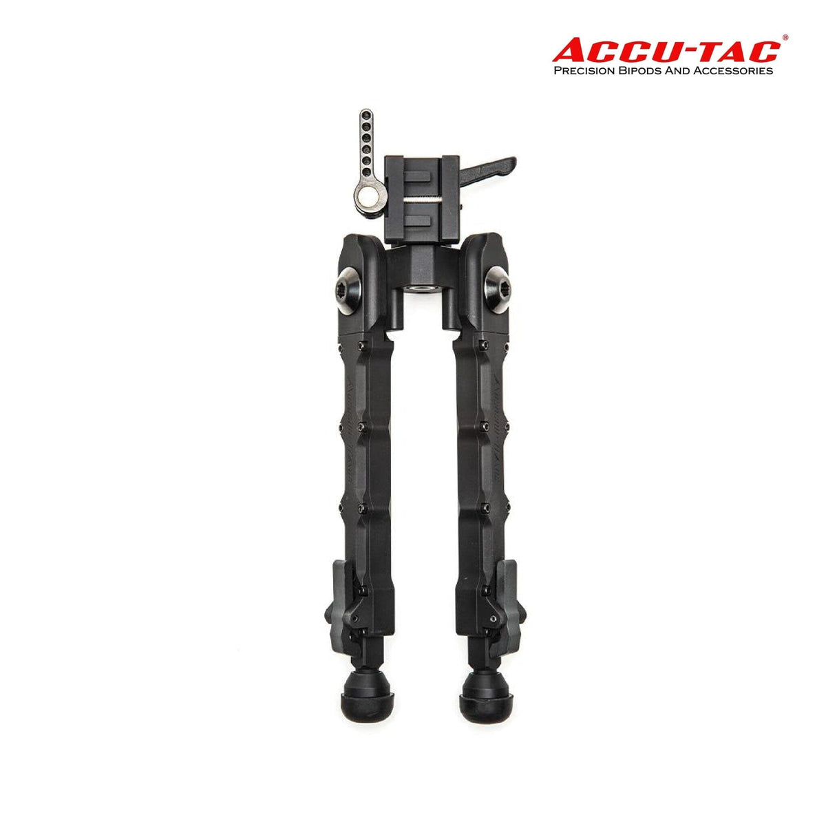Accu-Tac SR-5 G2 bipod in black with quick-detach Picatinny rail mount