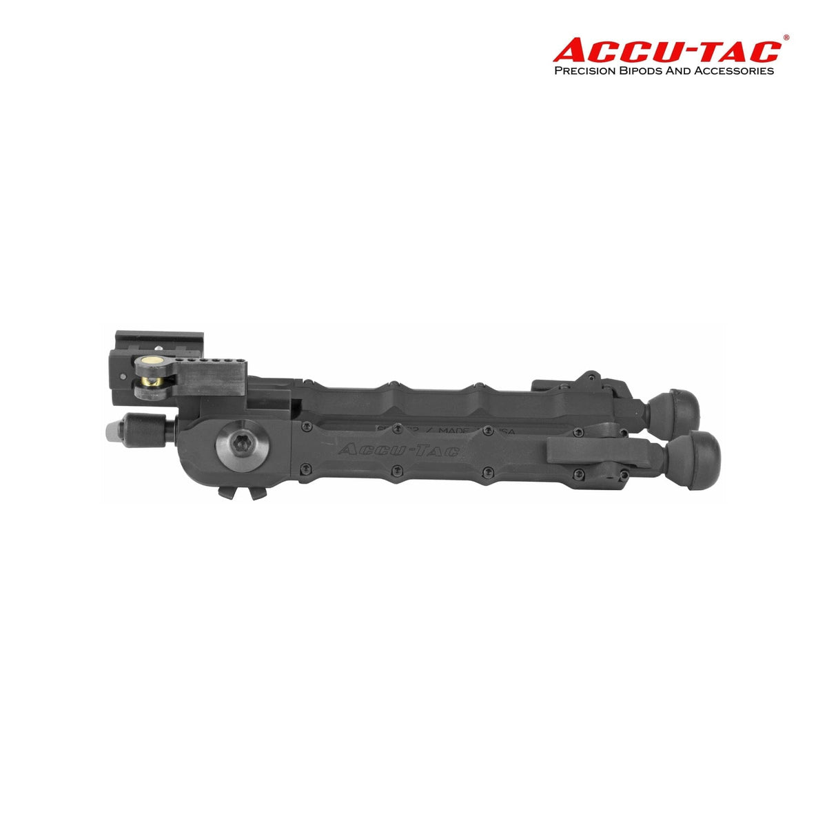 Accu-Tac SR-5 G2 Picatinny QD bipod in black, second generation SR-5 model