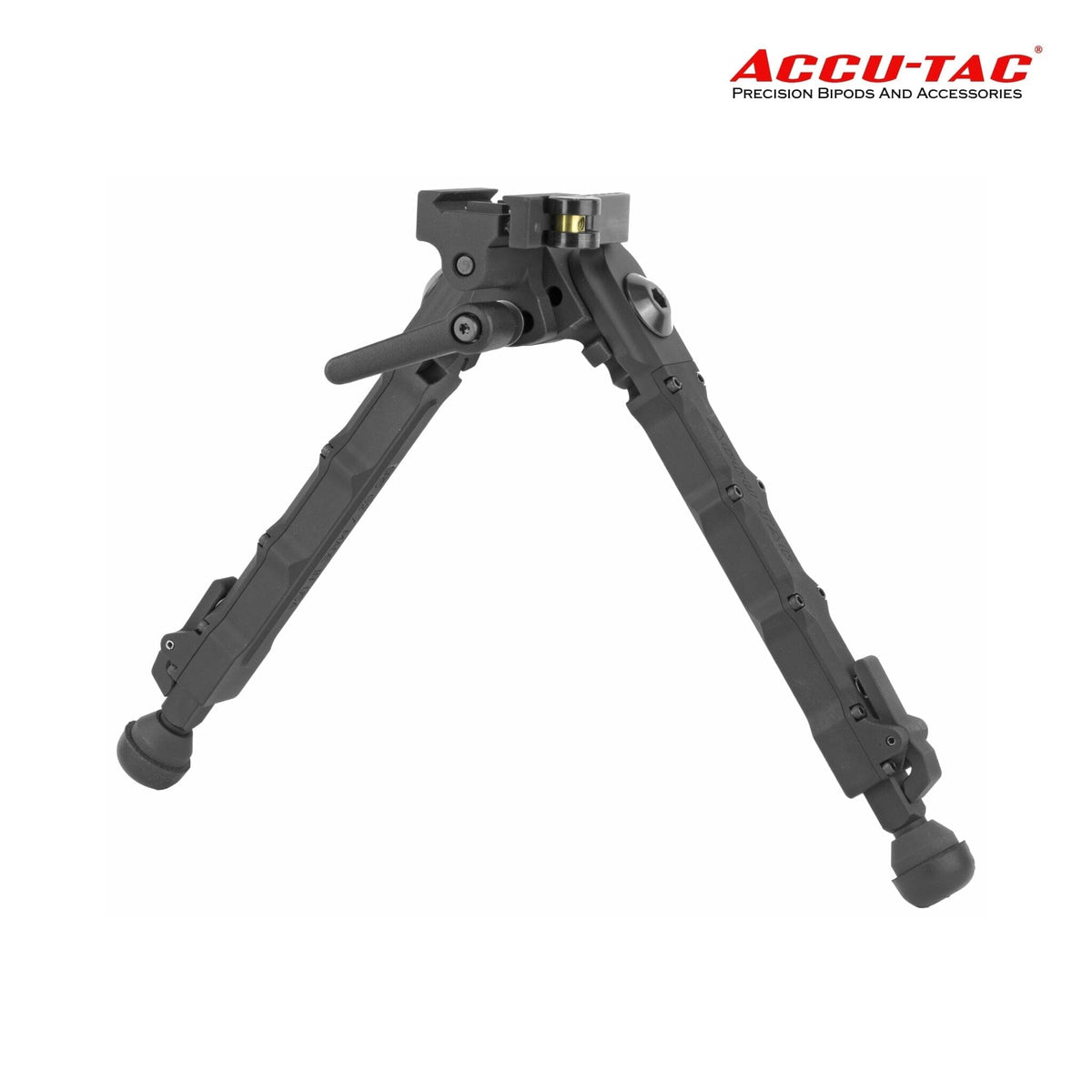 Accu-Tac SR-5 G2 Picatinny QD bipod in black for precision rifle shooting