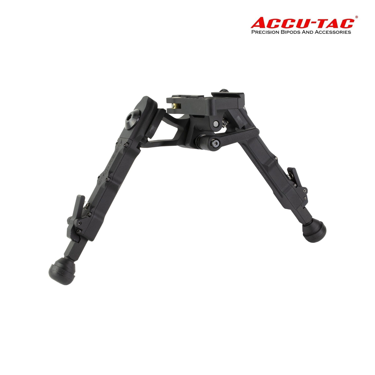 Accu-Tac WB-4 Arca-Spec QD Bipod in black with Arca-Swiss quick-detach mount