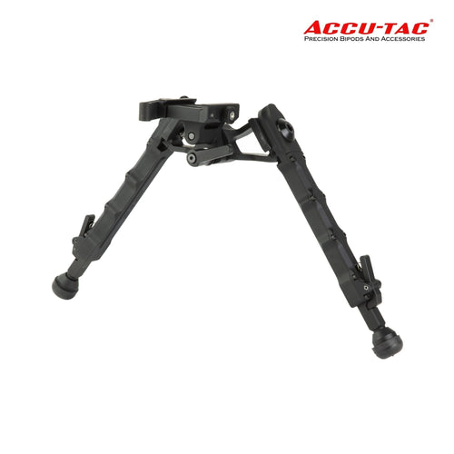 Accu-Tac WB-5 Arca-Spec QD Bipod Black — wide-body precision rifle bipod