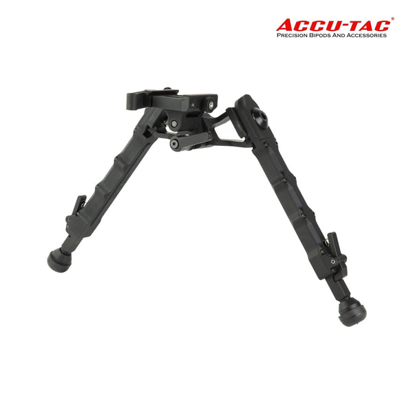 Accu-Tac WB-5 Arca-Spec QD Bipod Black — wide-body precision rifle bipod