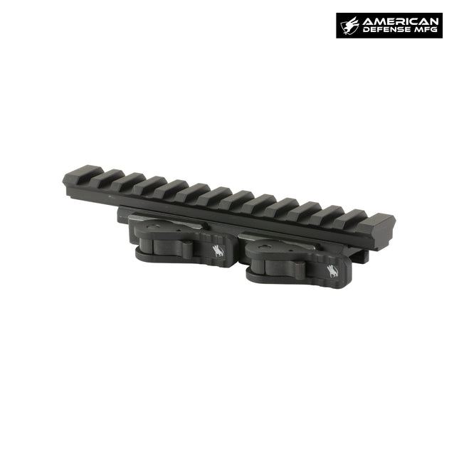 American Defense AD-1700 Quick Detach Riser Mount Fits Picatinny - AD-1700-XLR-STD Scope Riser Mount American Defense Mfg. 