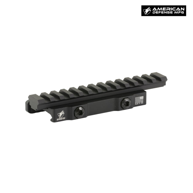 American Defense AD-1700 Quick Detach Riser Mount Fits Picatinny - AD-1700-XLR-STD Scope Riser Mount American Defense Mfg. 