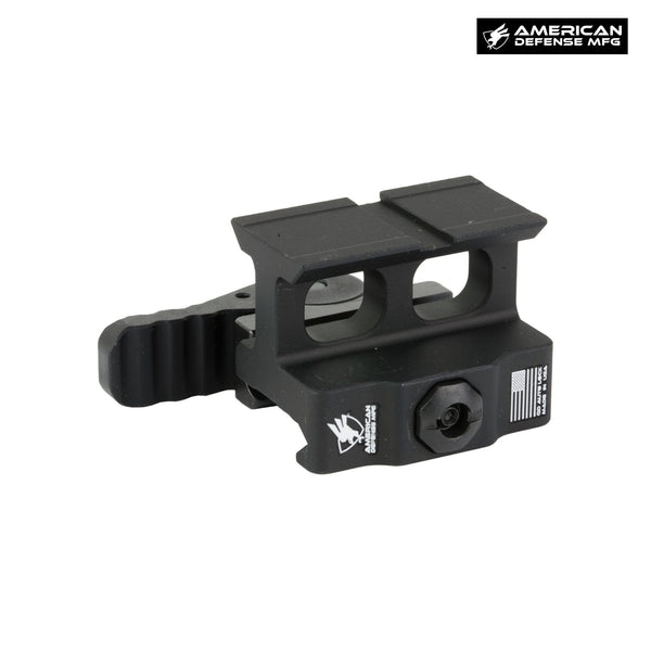 American Defense AD-509T QD mount holding a Holosun 509T at absolute co-witness height