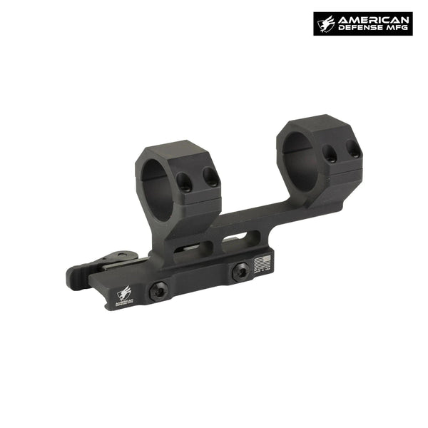 American Defense AD-DELTA-C cantilever scope mount with 34mm rings at high height