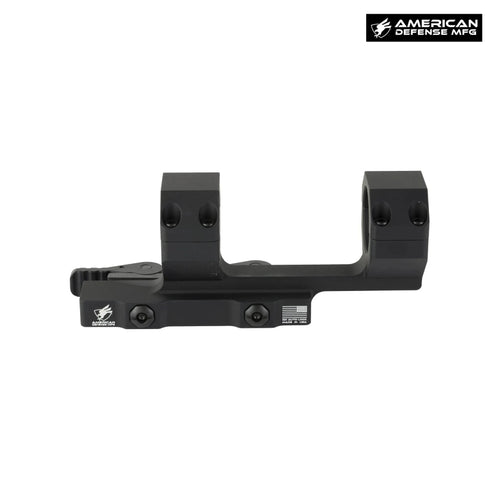 American Defense AD-DELTA-C 34mm medium-height cantilever scope mount with Auto Lock QD levers