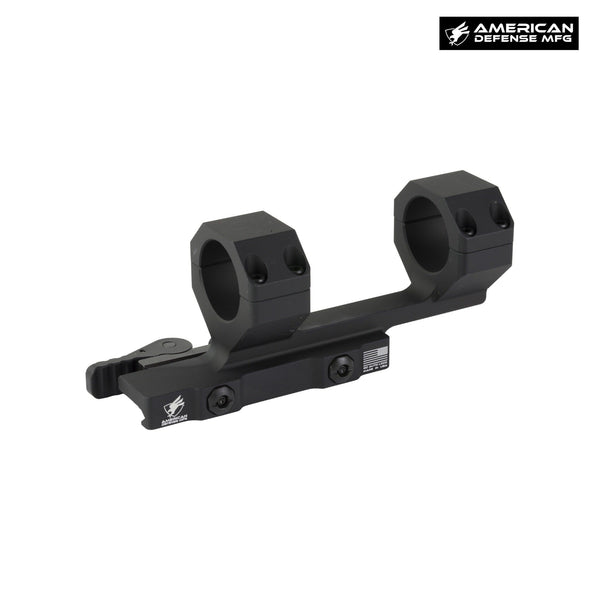 American Defense AD-DELTA-C cantilever scope mount with 30mm rings at standard height